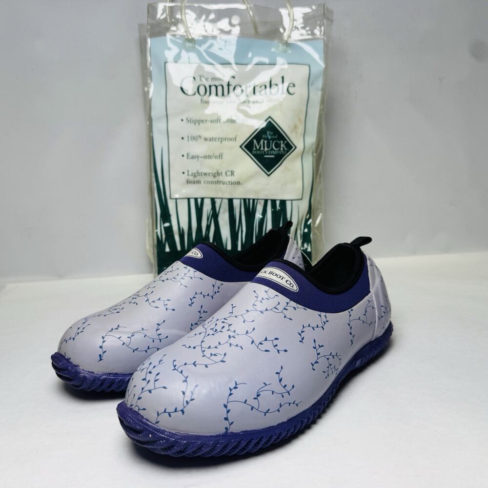 Muck Boots Co. Daily Garden Shoes Womens Size 5 Plum Vine Slip On Waterproof NEW